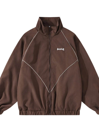Men's Zip Up Long Sleeve Jacket - Tredona LLC