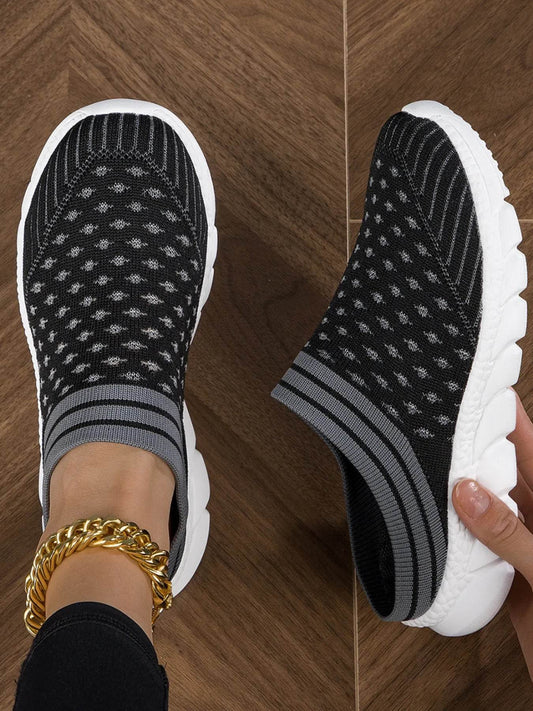 Breathable Mesh Slip-On Sneakers - Tredona LLC