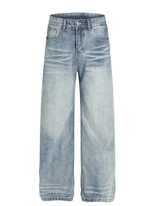 Men's Wide Leg Jeans - Tredona LLC