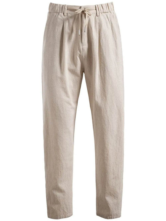 Men's Drawstring Straight Pants - Tredona LLC