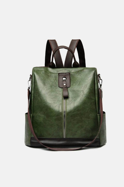 PU Leather Backpack Bag - Tredona LLC