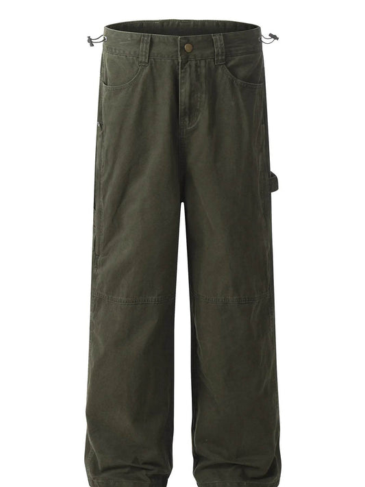 Men's Cargo Wide-Leg Jeans - Tredona LLC