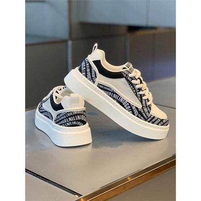 Thick Bottom Wear-resistant Board Shoes Breathable Fashion Casual Sneaker - Tredona LLC