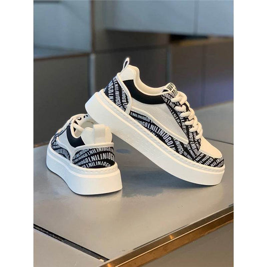 Thick Bottom Wear-resistant Board Shoes Breathable Fashion Casual Sneaker - Tredona LLC