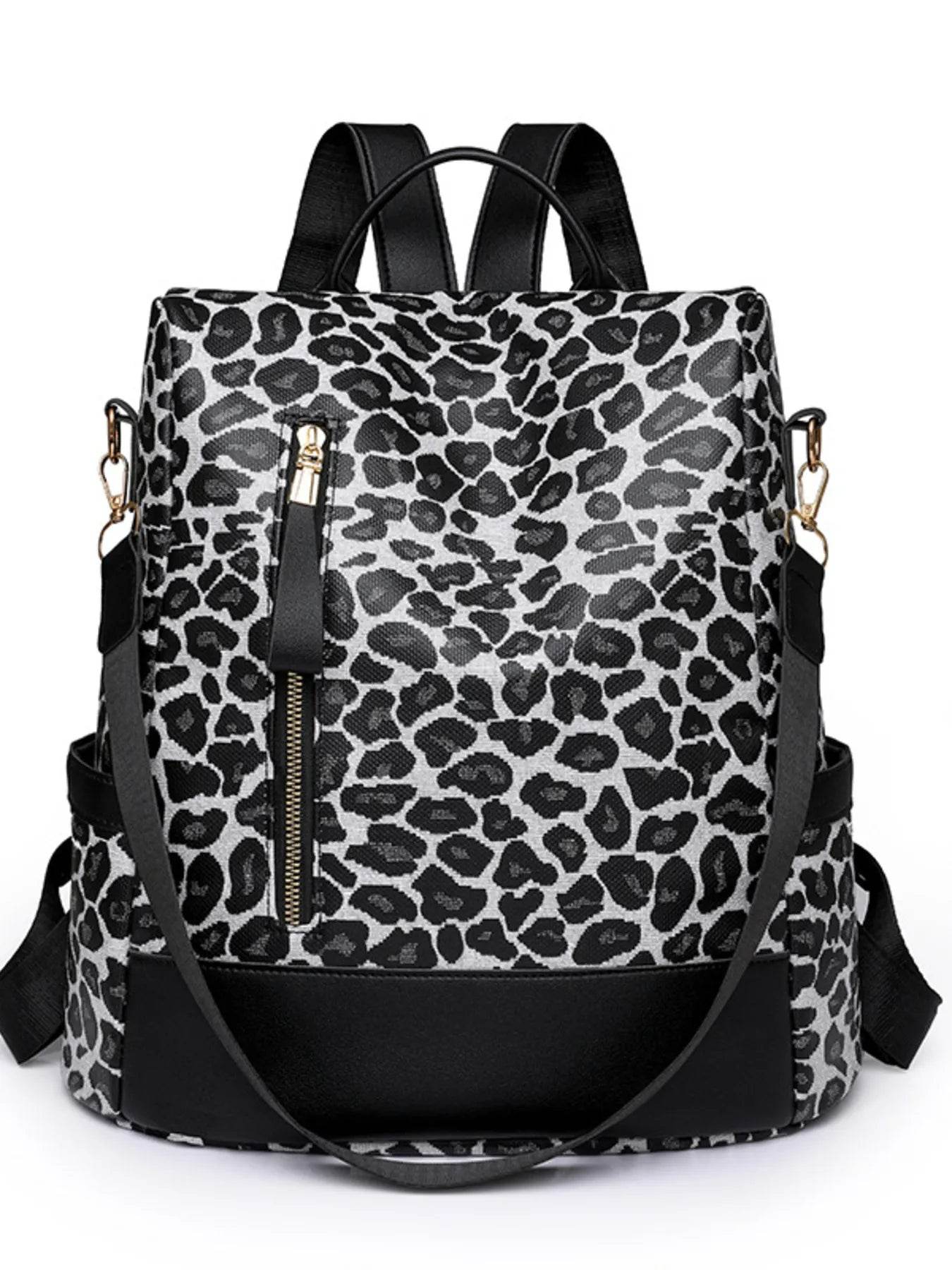 Leopard Print Backpack Bag - Tredona LLC