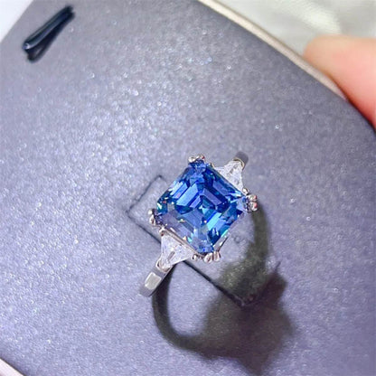 3 Carat Moissanite 925 Sterling Silver Ring - Tredona LLC
