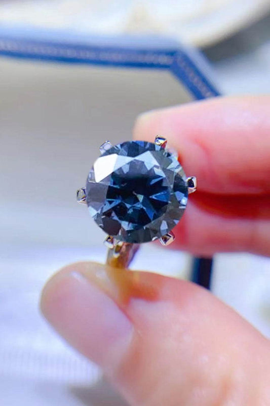 5 Carat Moissanite 925 Sterling Silver Ring - Tredona LLC