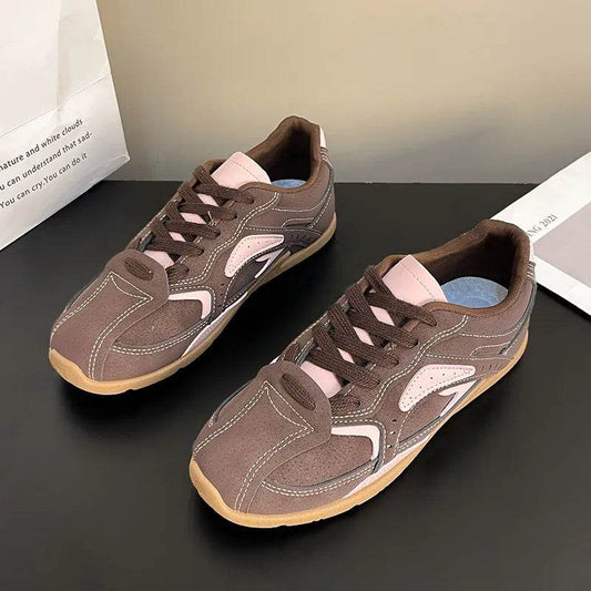 Contrast Flat Sneakers - Tredona LLC