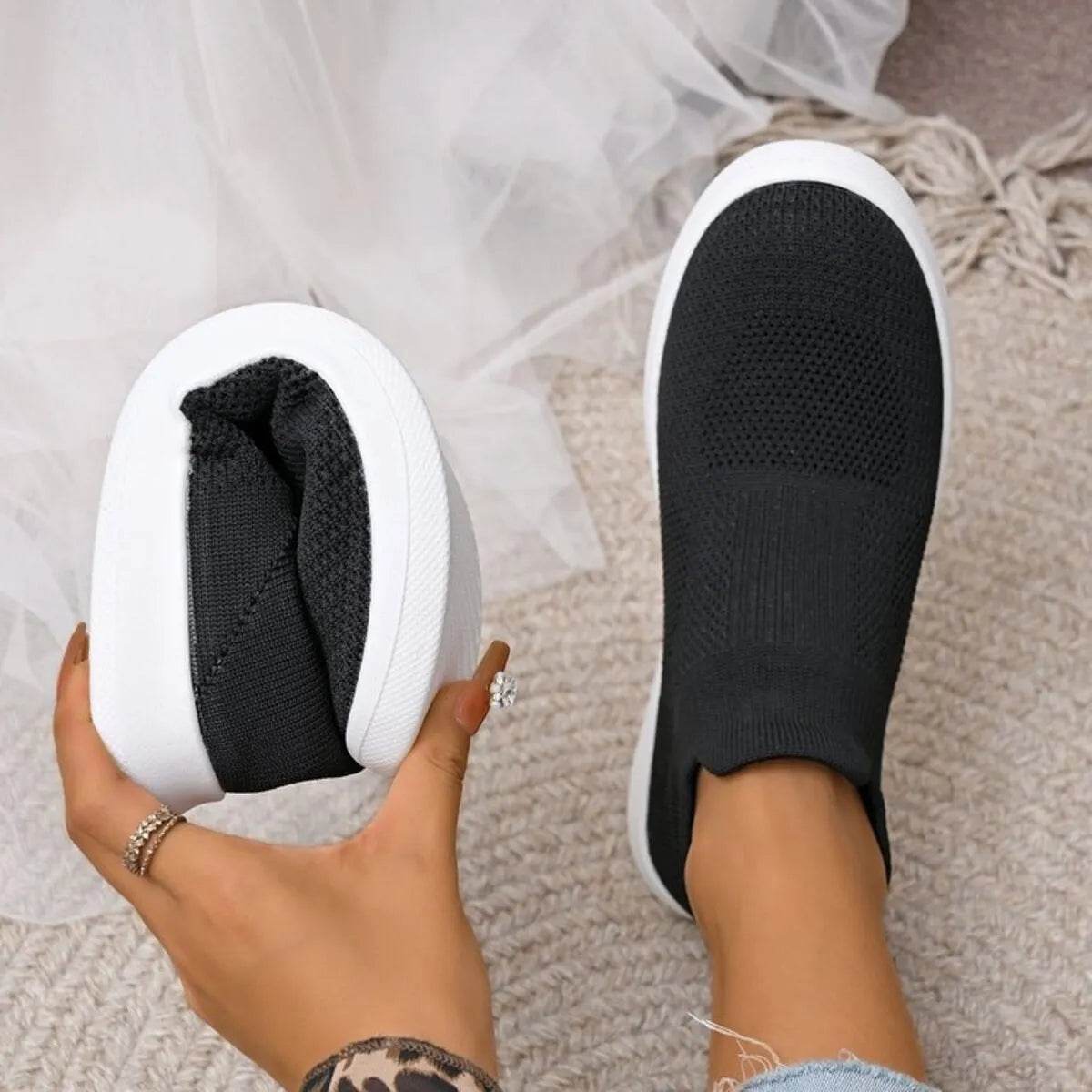 Breathable Mesh Athletic Sneakers - Tredona LLC