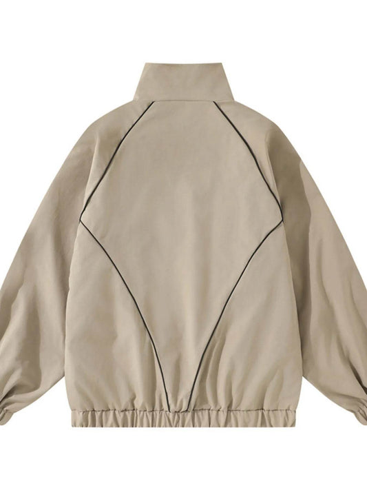 Men's Zip Up Long Sleeve Jacket - Tredona LLC