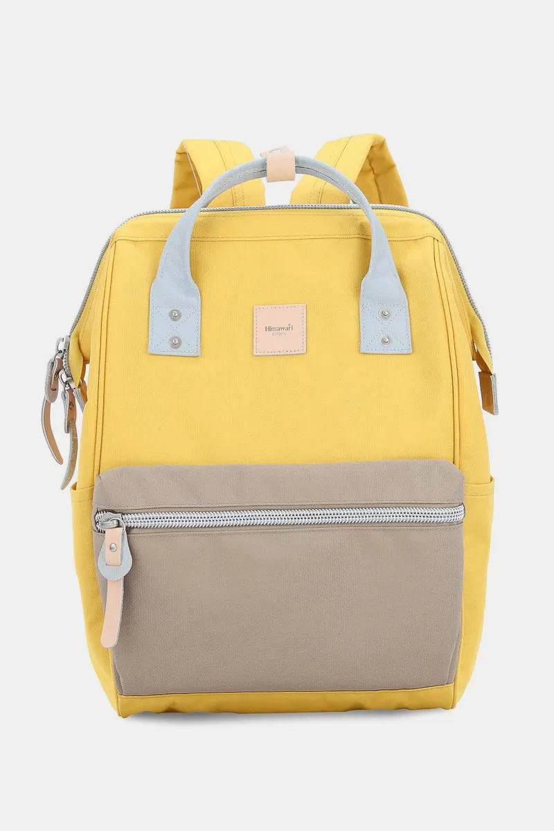 Himawari Water Resistant Canvas Backpack Bag with Side Pockets - Tredona LLC