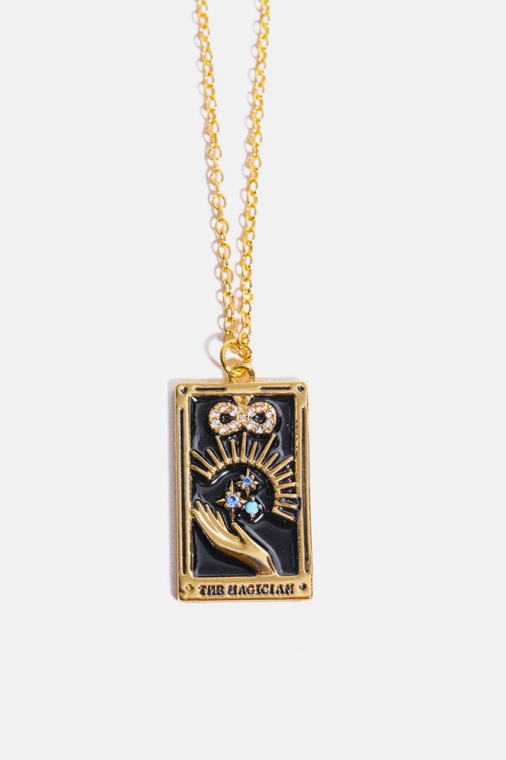 Tarot Card Pendant Stainless Steel Necklace - Tredona LLC