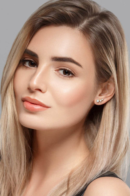 Adored Your Way Moissanite Stud Earrings - Tredona LLC
