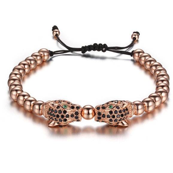 Men Bracelet Gold Beads - Tredona LLC