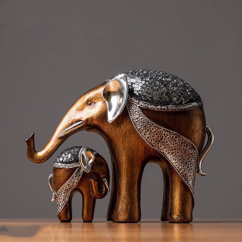 Elephant Decoration Home Living Room TV Cabinet Wine Cabinet Decoration - Tredona LLC