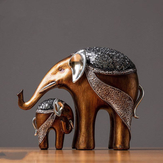 Elephant Decoration Home Living Room TV Cabinet Wine Cabinet Decoration - Tredona LLC