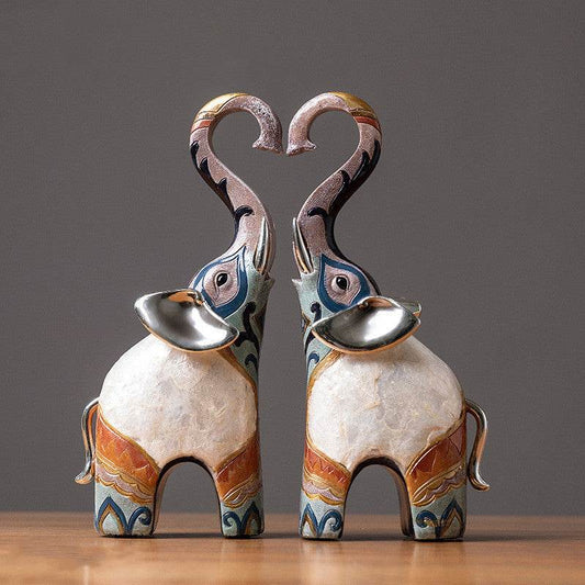 Elephant Decoration Home Living Room TV Cabinet Wine Cabinet Decoration - Tredona LLC
