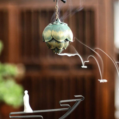 Backflow Incense Burner Home Living Room Decoration - Tredona LLC