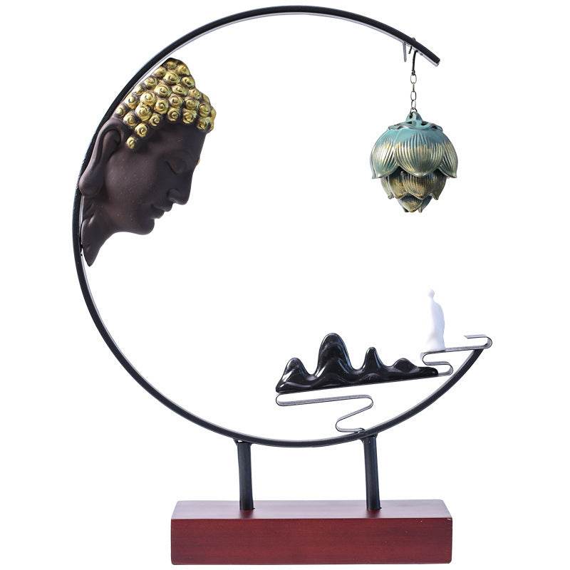 Backflow Incense Burner Home Living Room Decoration - Tredona LLC