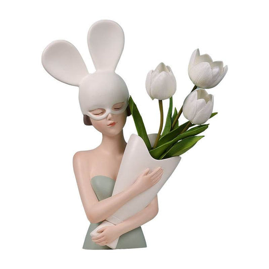 Bunny Girl Decoration Home Living Room Desktop Decoration Birthday Wedding Gift - Tredona LLC