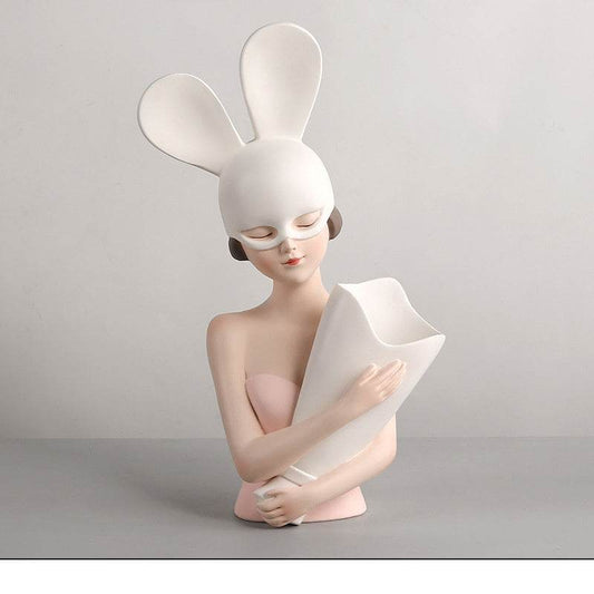 Bunny Girl Decoration Home Living Room Desktop Decoration Birthday Wedding Gift - Tredona LLC