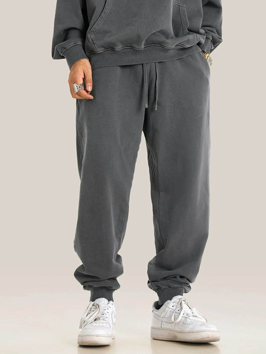Men's Oversized Drawstring Sweatpants - Tredona LLC