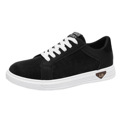 Men's Shoes Low-top Casual Leather Sneakers - Tredona LLC