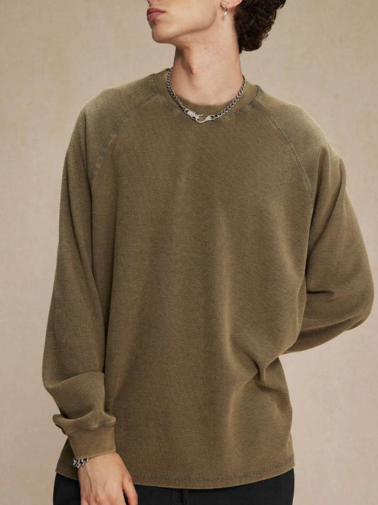Men's Round Neck Long Sleeve T-Shirt - Tredona LLC