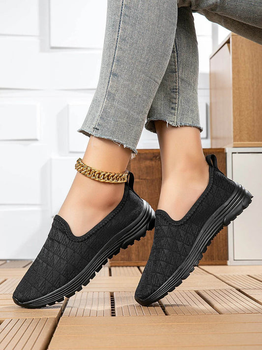 Breathable Mesh Slip-On Sneakers - Tredona LLC