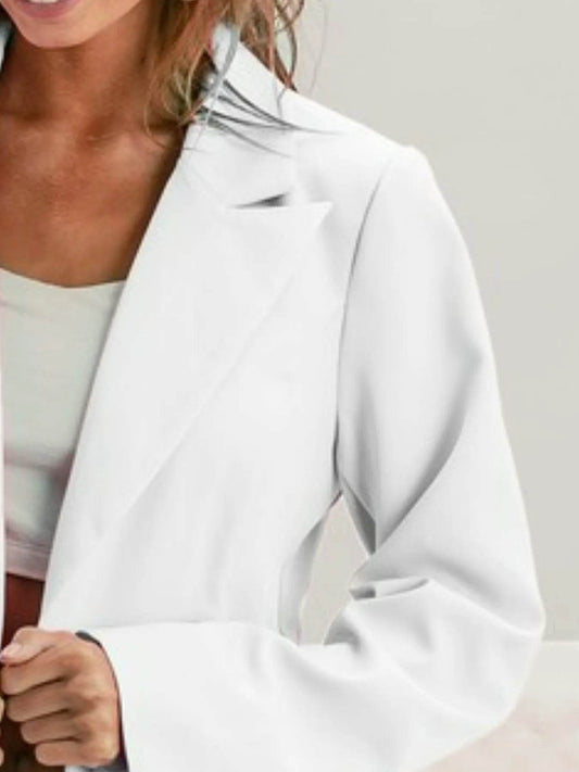 BiBi Single Breasted Peaked Lapel Blazer - Tredona LLC