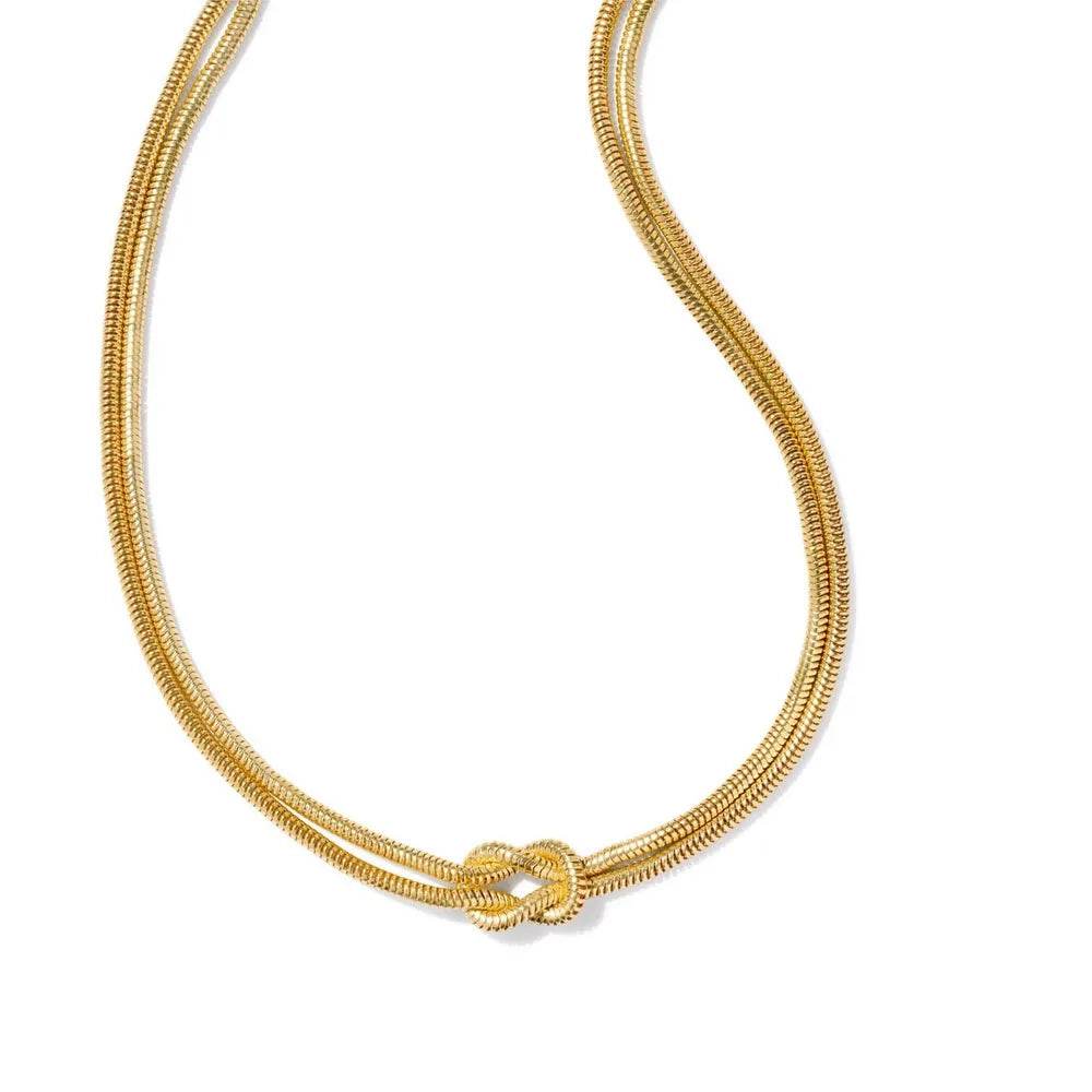 Titanium Steel Knotted Necklace - Tredona LLC