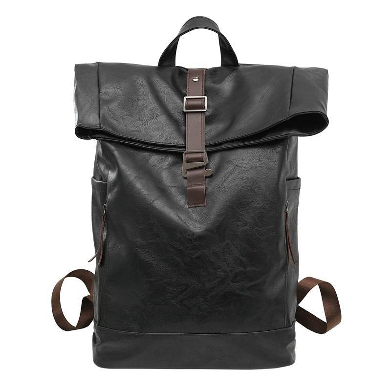 Backpack Men's Backpack Large Capacity Computer Bag Waterproof Solid Color Women's Travel - Tredona LLC