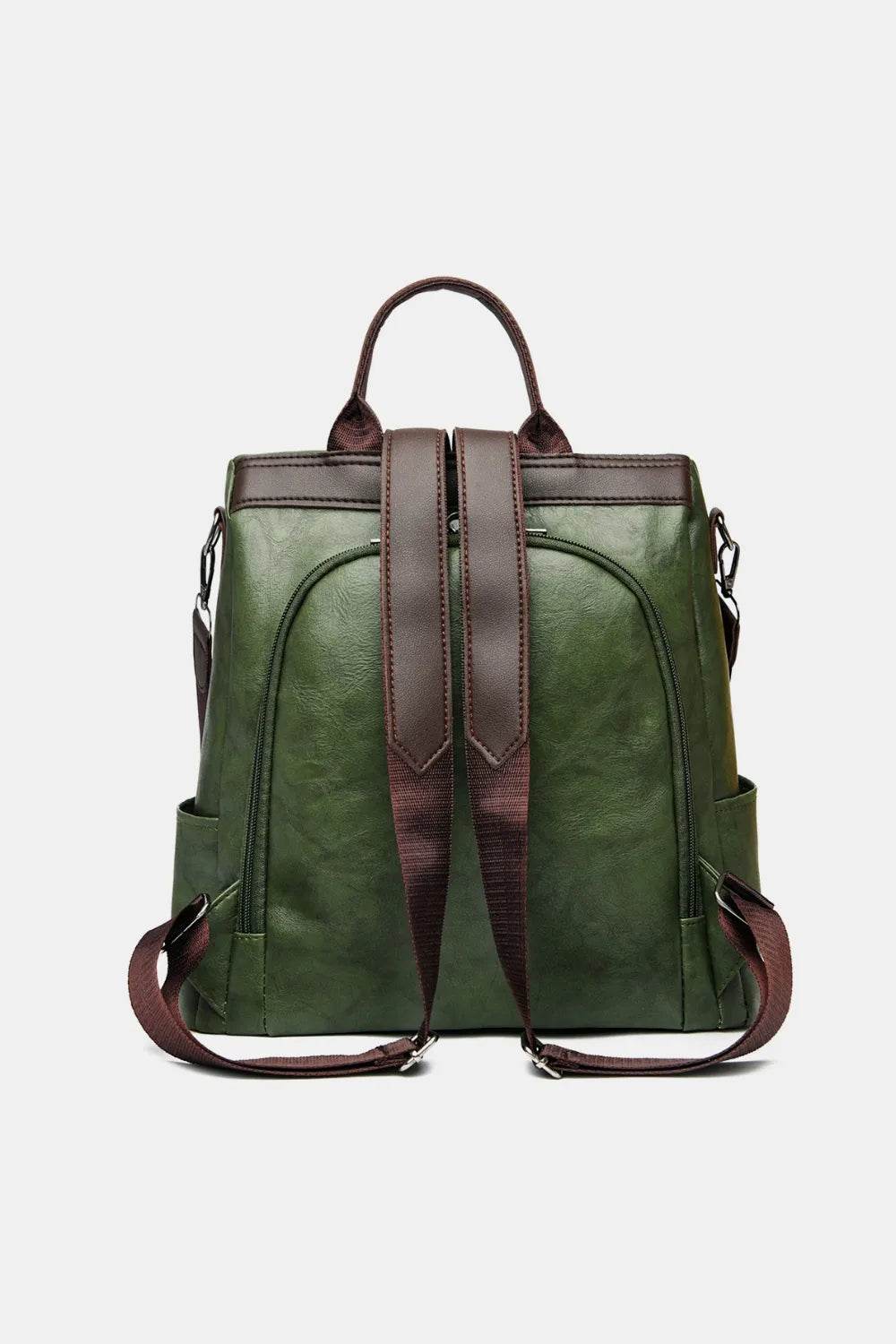 PU Leather Backpack Bag - Tredona LLC