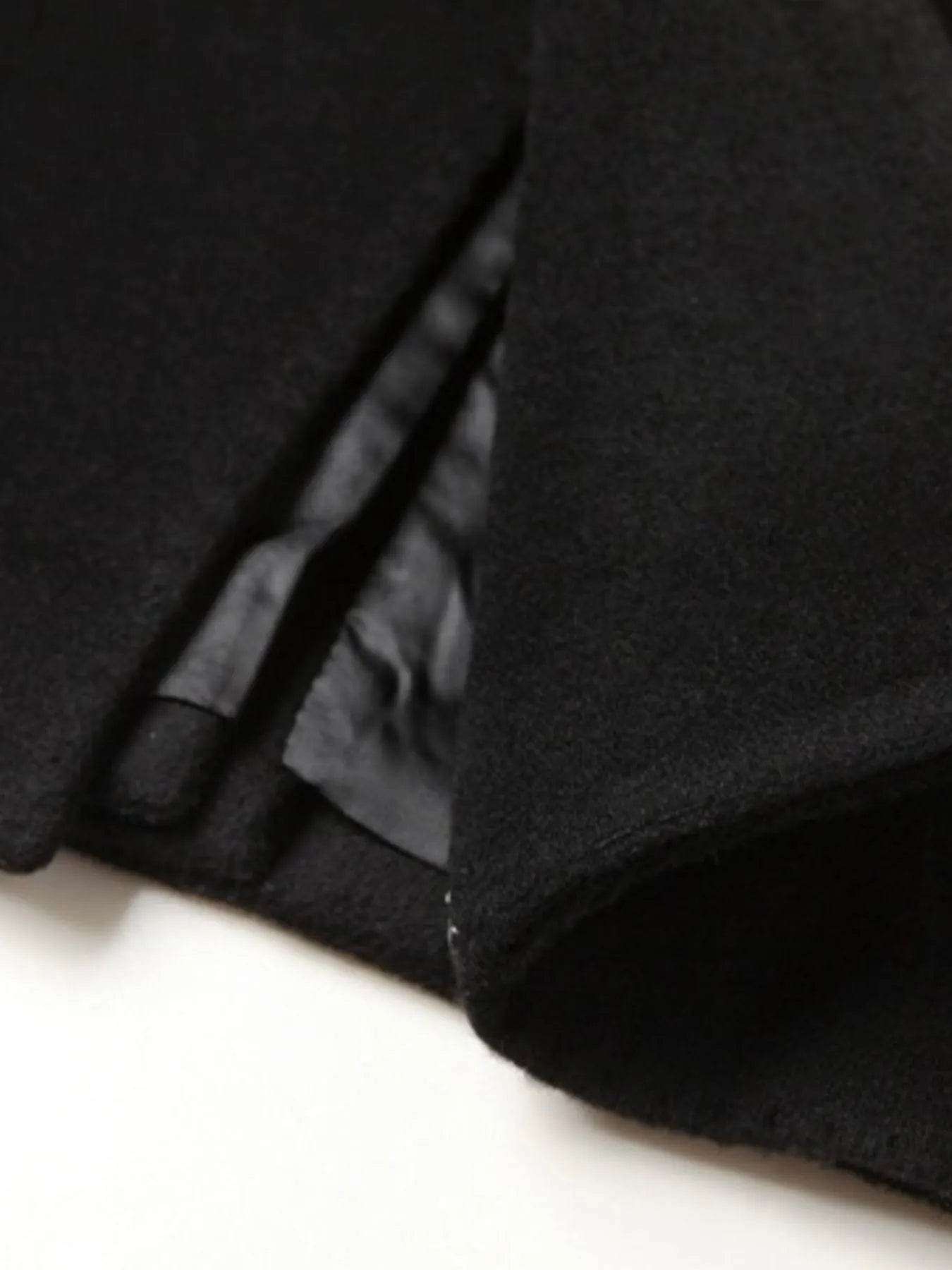 Men's Plus Size Button Up Long Sleeve Longline Coat - Tredona LLC