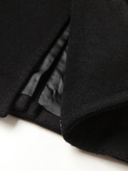 Men's Plus Size Button Up Long Sleeve Longline Coat - Tredona LLC