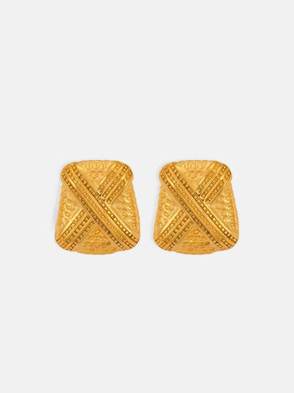 Titanium Steel Geometric Shape Earrings - Tredona LLC