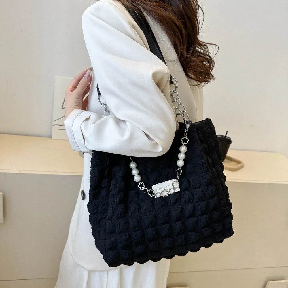 Bubble Textured Tote Bag - Tredona LLC