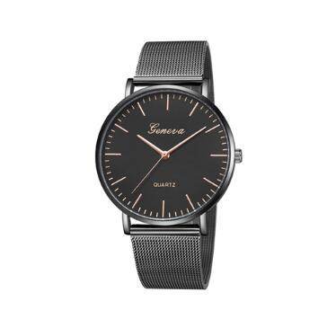 Fashion Casual Watches Womens Men GENEVA Womens Classic Quartz Stainless Steel Wrist Watch Bracelet Watches - Tredona LLC