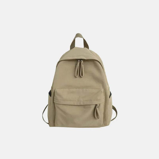 Zip Cotton Backpack Bag - Tredona LLC