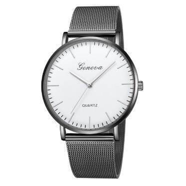 Fashion Casual Watches Womens Men GENEVA Womens Classic Quartz Stainless Steel Wrist Watch Bracelet Watches - Tredona LLC