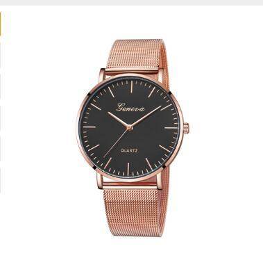 Fashion Casual Watches Womens Men GENEVA Womens Classic Quartz Stainless Steel Wrist Watch Bracelet Watches - Tredona LLC