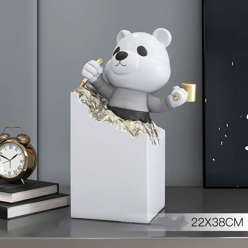 Creative Panda Living Room Decoration Ornaments Home - Tredona LLC