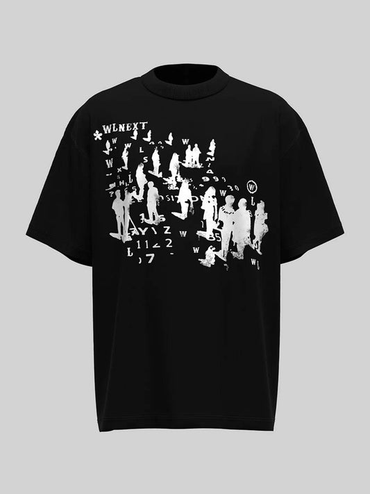 Men's Graphic Round Neck Short Sleeve T-Shirt - Tredona LLC