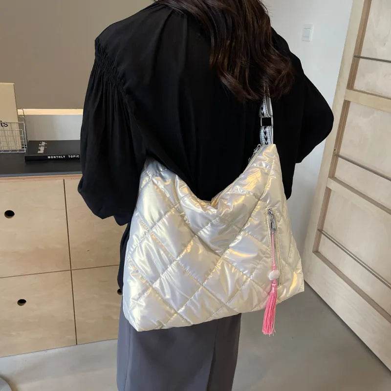 Quilted Nylon Travel Bag - Tredona LLC