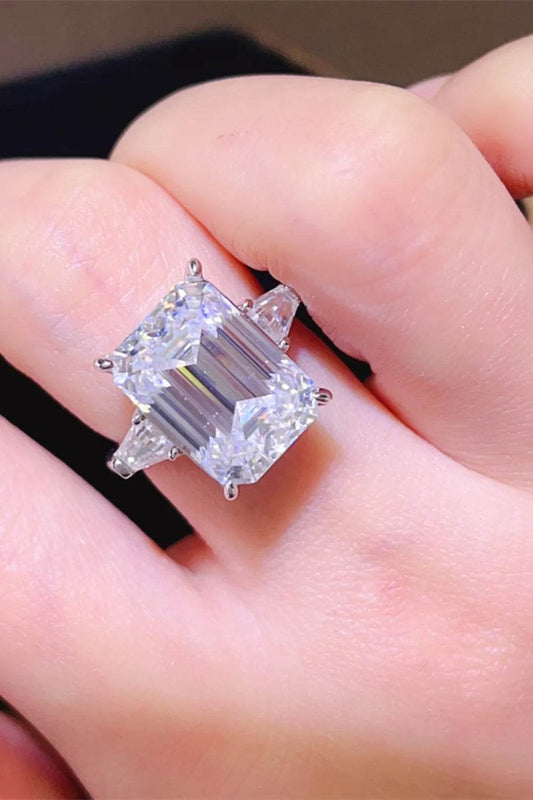 5 Carat Moissanite 925 Sterling Silver Ring - Tredona LLC