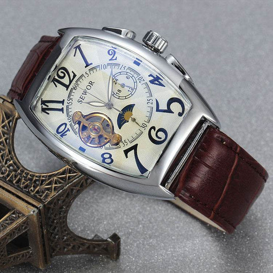 Si SEWOR Men Mechanical Watches Tourbillon Watch The Stars Through The End Of Full Automatic Mechanical Watches - Tredona LLC