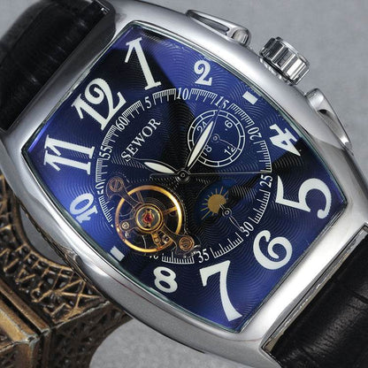 Si SEWOR Men Mechanical Watches Tourbillon Watch The Stars Through The End Of Full Automatic Mechanical Watches - Tredona LLC