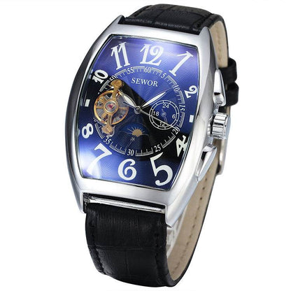 Si SEWOR Men Mechanical Watches Tourbillon Watch The Stars Through The End Of Full Automatic Mechanical Watches - Tredona LLC