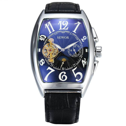 Si SEWOR Men Mechanical Watches Tourbillon Watch The Stars Through The End Of Full Automatic Mechanical Watches - Tredona LLC