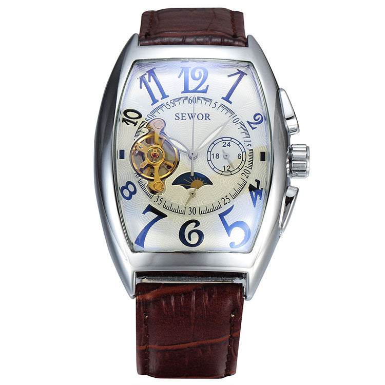 Si SEWOR Men Mechanical Watches Tourbillon Watch The Stars Through The End Of Full Automatic Mechanical Watches - Tredona LLC